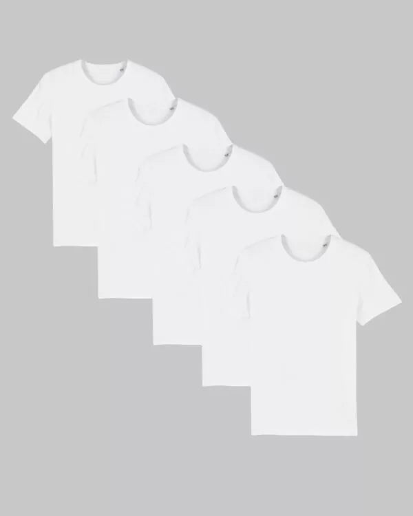 Classic Crew Neck T-Shirt Pack of 5